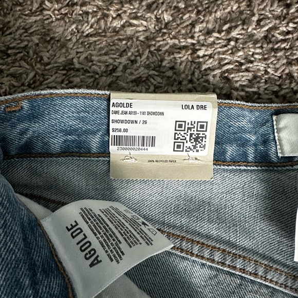 Agolde Sky Blue Flare Jeans - Picture 5 of 5